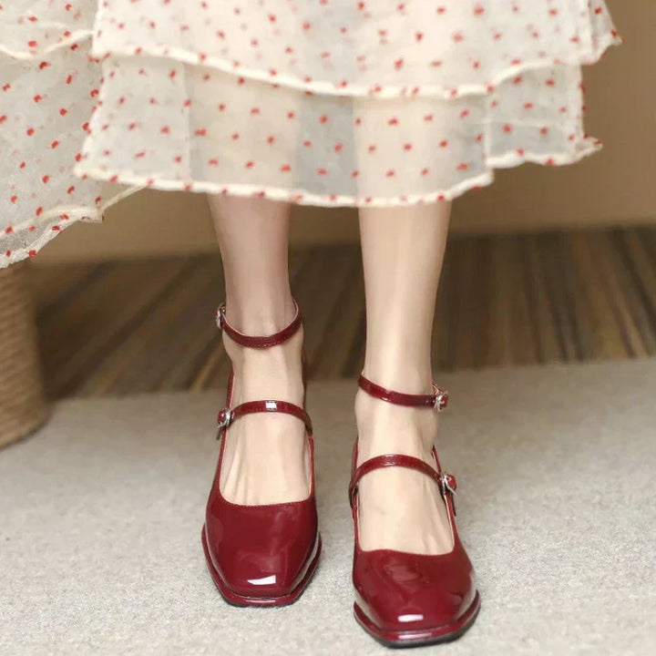 Elegante Knöchelriemen-Pumps